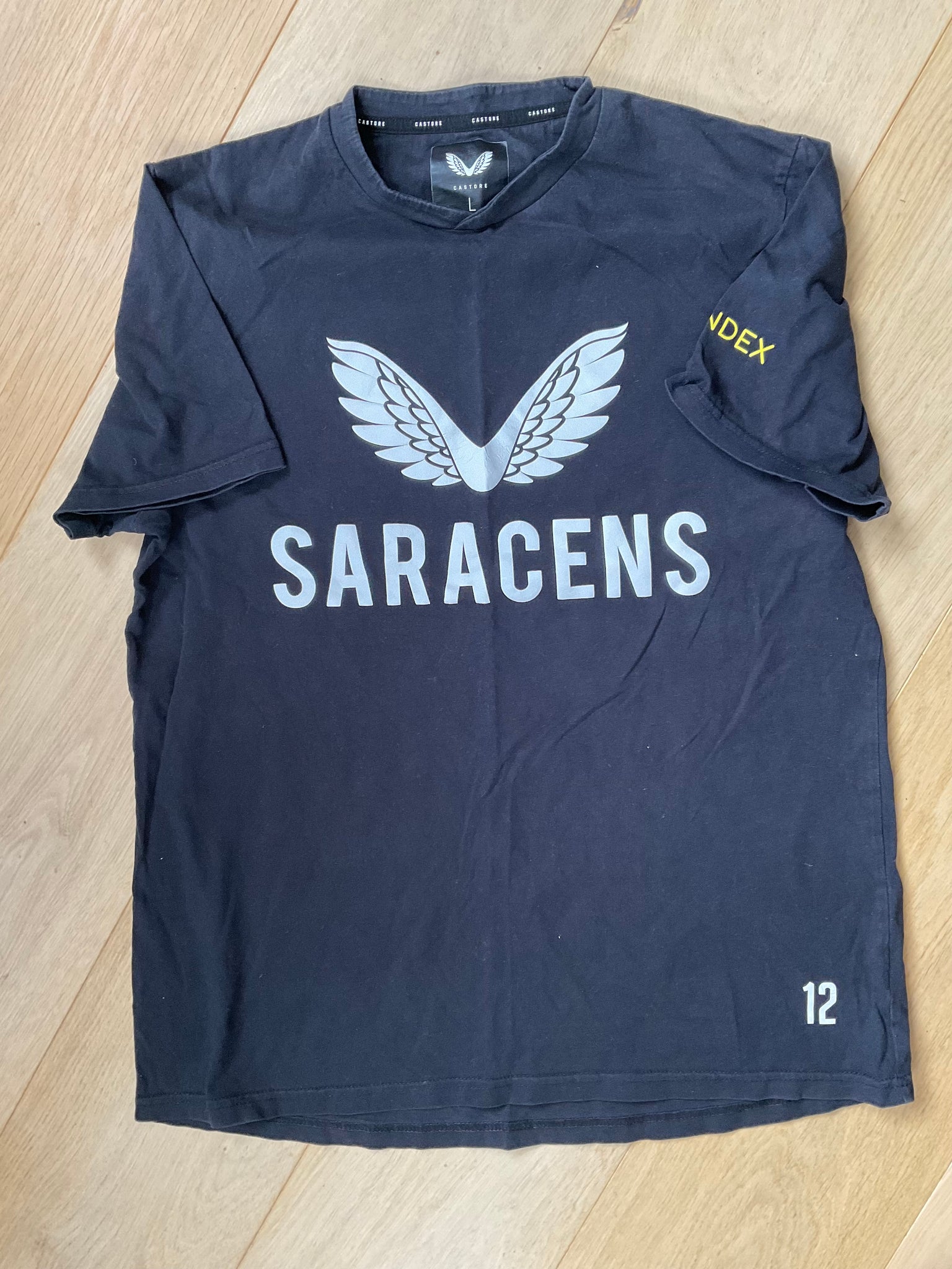 Max Malins - Saracens Casual T-Shirt [Black]