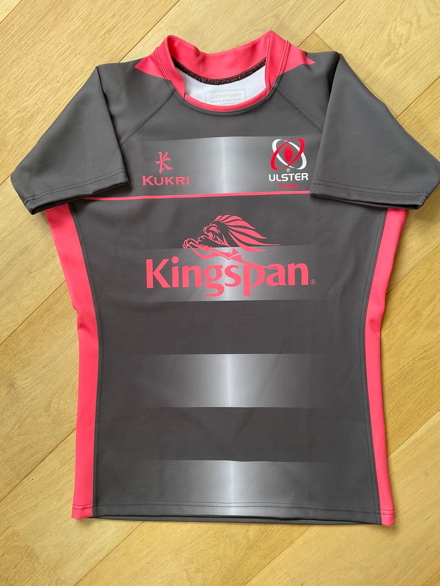 Ulster Rugby - Match Shirt [Grey & Coral]