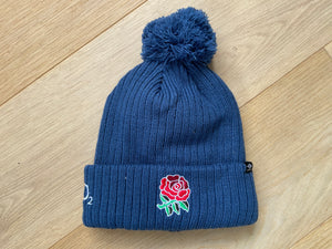 Max Malins - England Rugby Bobble Hat [Teal]