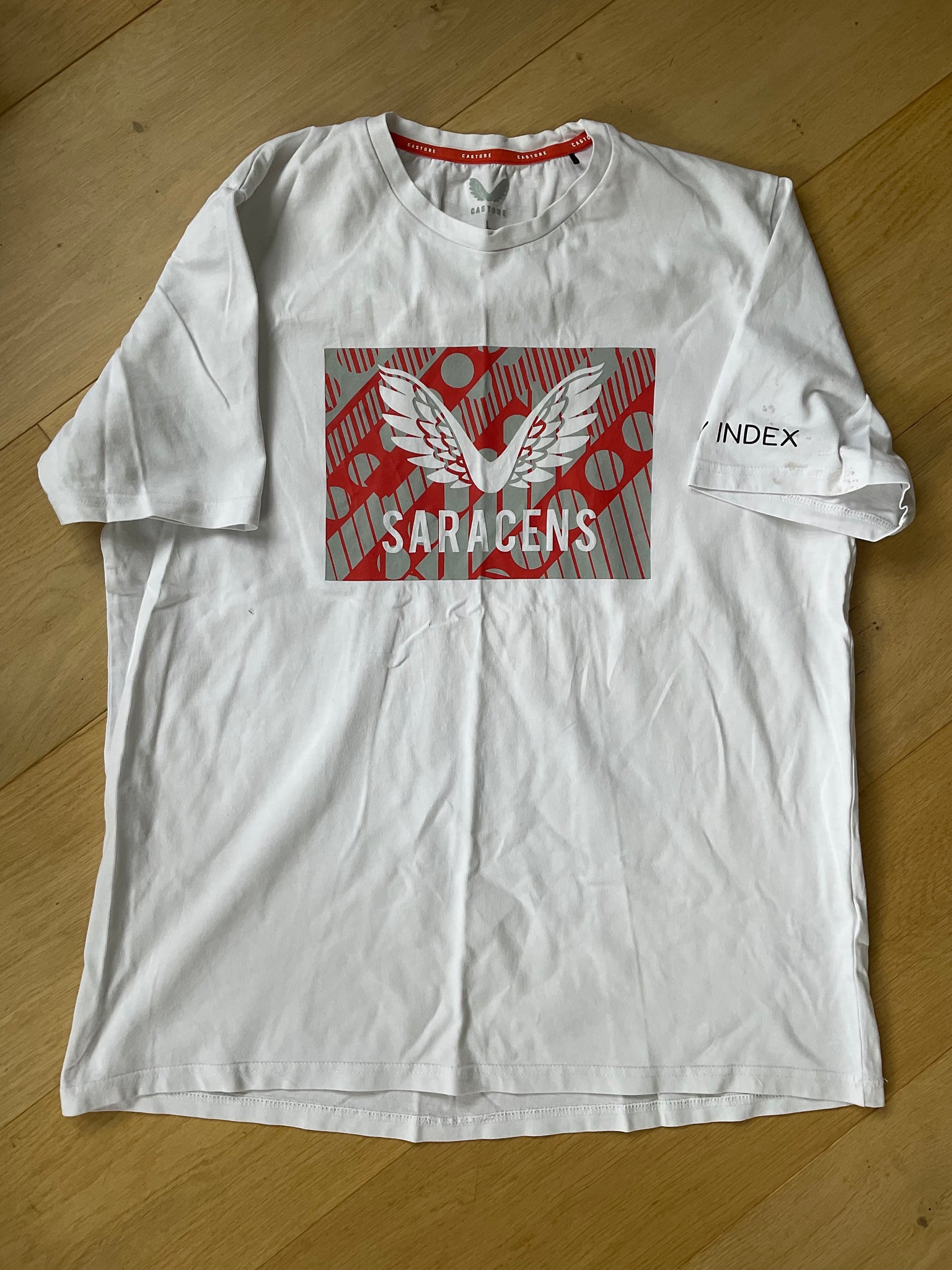 Max Malins - Saracens Casual T-Shirt [White]