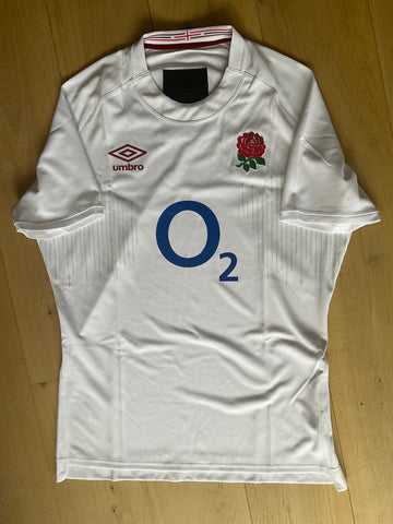 England Rugby - Home Pro Match Shirt [White & Red Rose]