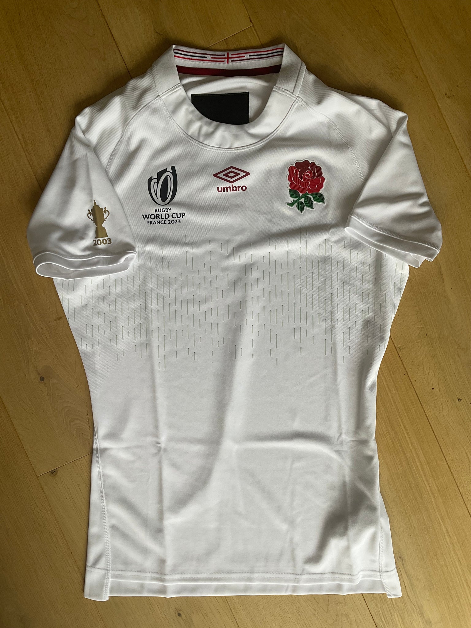 England Rugby - RWC 2023 Pro Match Shirt [White & Red Rose]