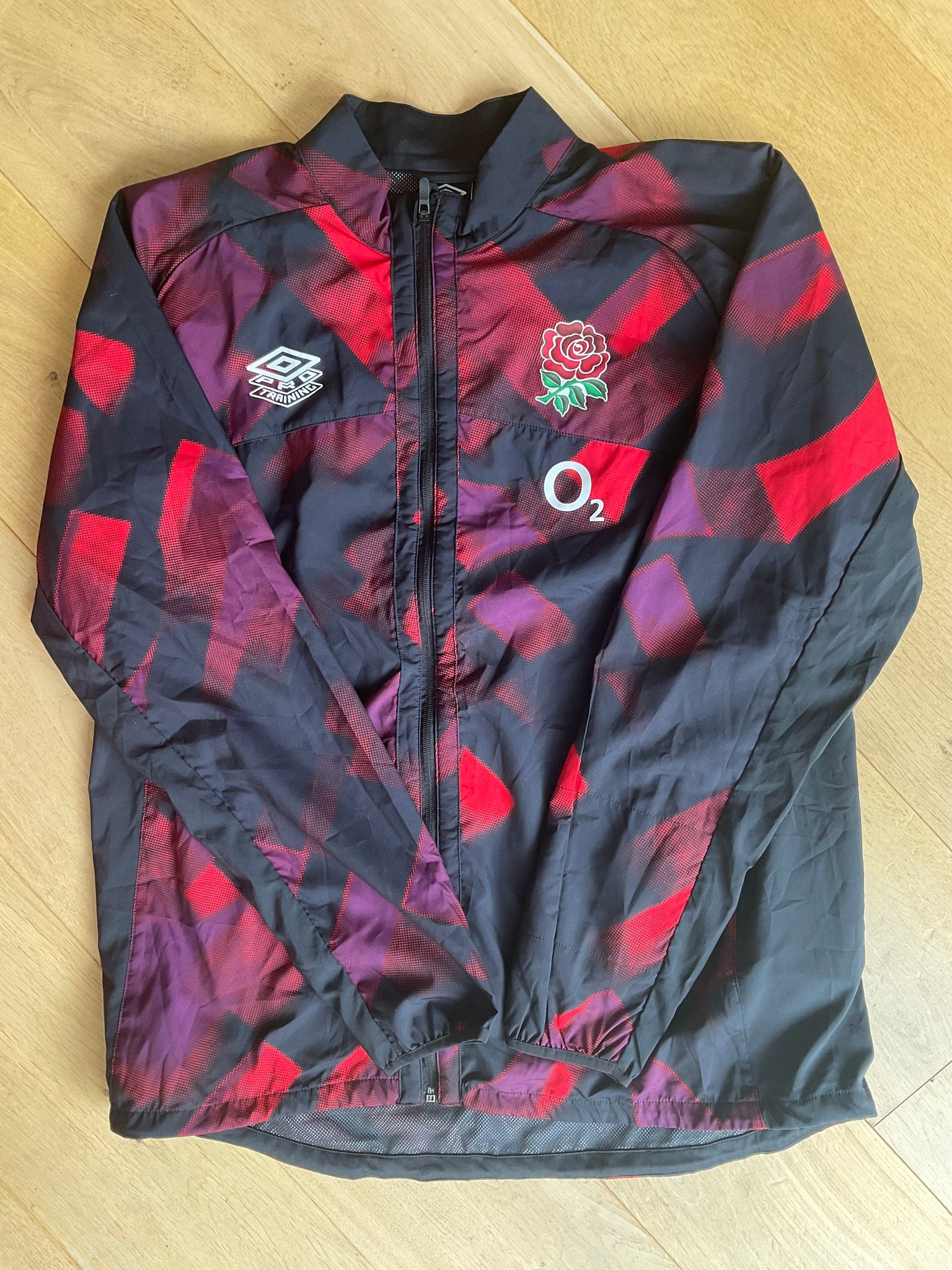 England Rugby -Training Jacket [Black, Red & Purple]