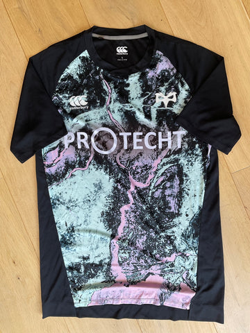 Ospreys - Gym T-Shirt [Black, Pink & Green ]