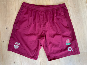 Val Rapava Ruskin - England Rugby Gym Shorts [Russet]