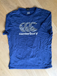 Steve Borthwick - England Rugby Casual T-Shirt [Blue ]