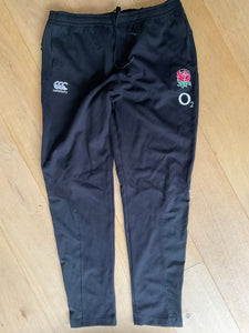 Steve Borthwick - England Rugby Travel Pants  [Black]