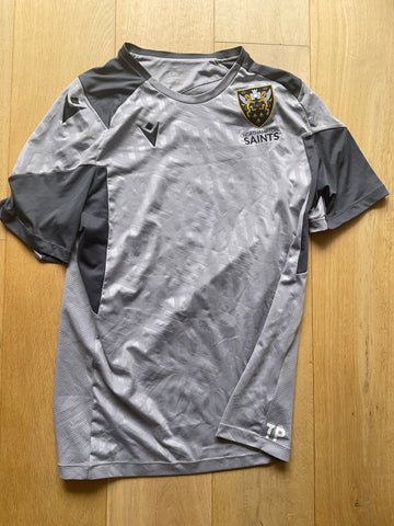 Tom Pearson - Northampton Saints Gym / Training T-Shirt [Dark & Light Grey]