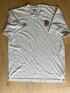 Dave Ribbans - England Rugby Casual T-Shirt  [Cream]