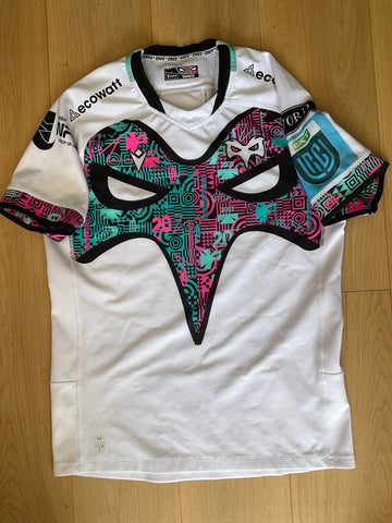 Ospreys - Match Shirt [White, Black, Green & Pink]