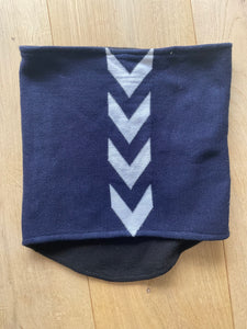 Robin Hislop - Hummel Fleece Lined Snood [Blue & White]