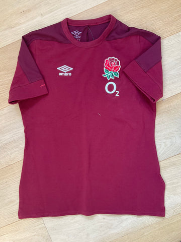 England Rugby - Women’s Medium Weight T-Shirt [Russet]