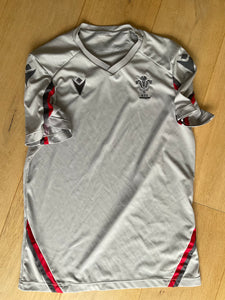 Wales - Training / Gym T-Shirt [Grey & Red]