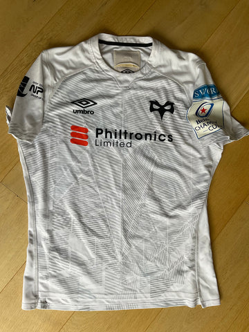 Ospreys - Match Worn Shirt [White & Grey]