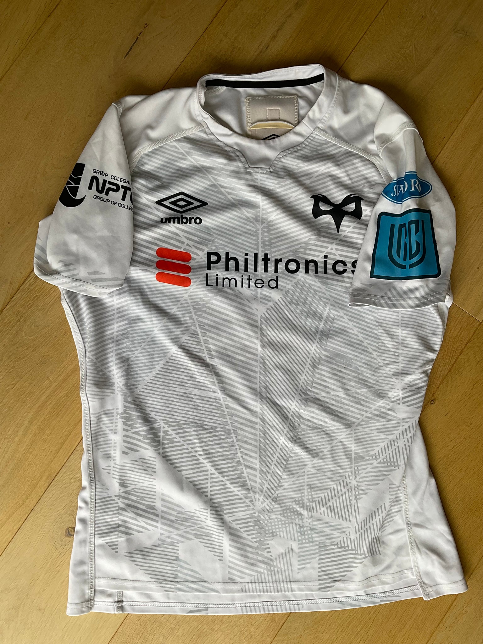 Ospreys - Match Worn Shirt [White & Grey]