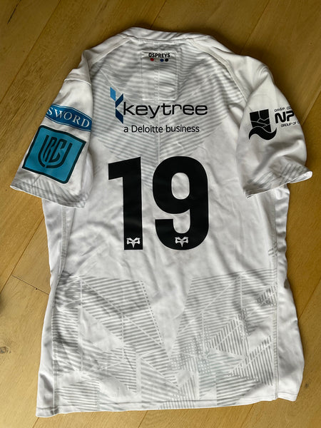 Ospreys - Match Worn Shirt [White & Grey]