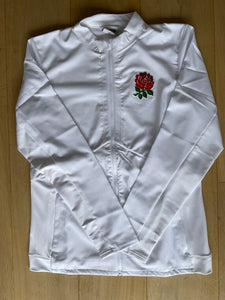 England Women’s Rugby Anthem Jacket [White with Red Rose]