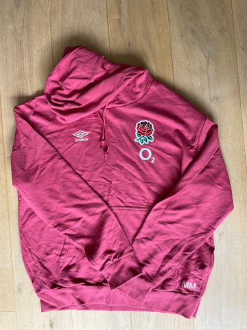 Max Malins - England Rugby Overhead Hoodie [Dusky Pink]