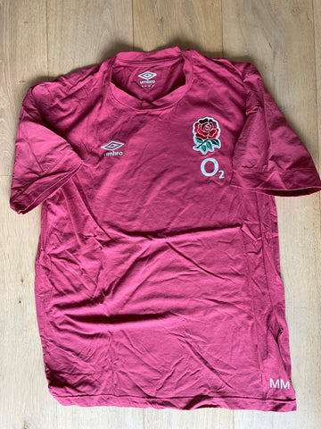 Max Malins - England Rugby Casual T-Shirt [Dusky Pink]