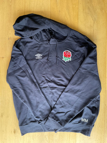 Max Malins - England Rugby Overhead Hoodie [Blue]