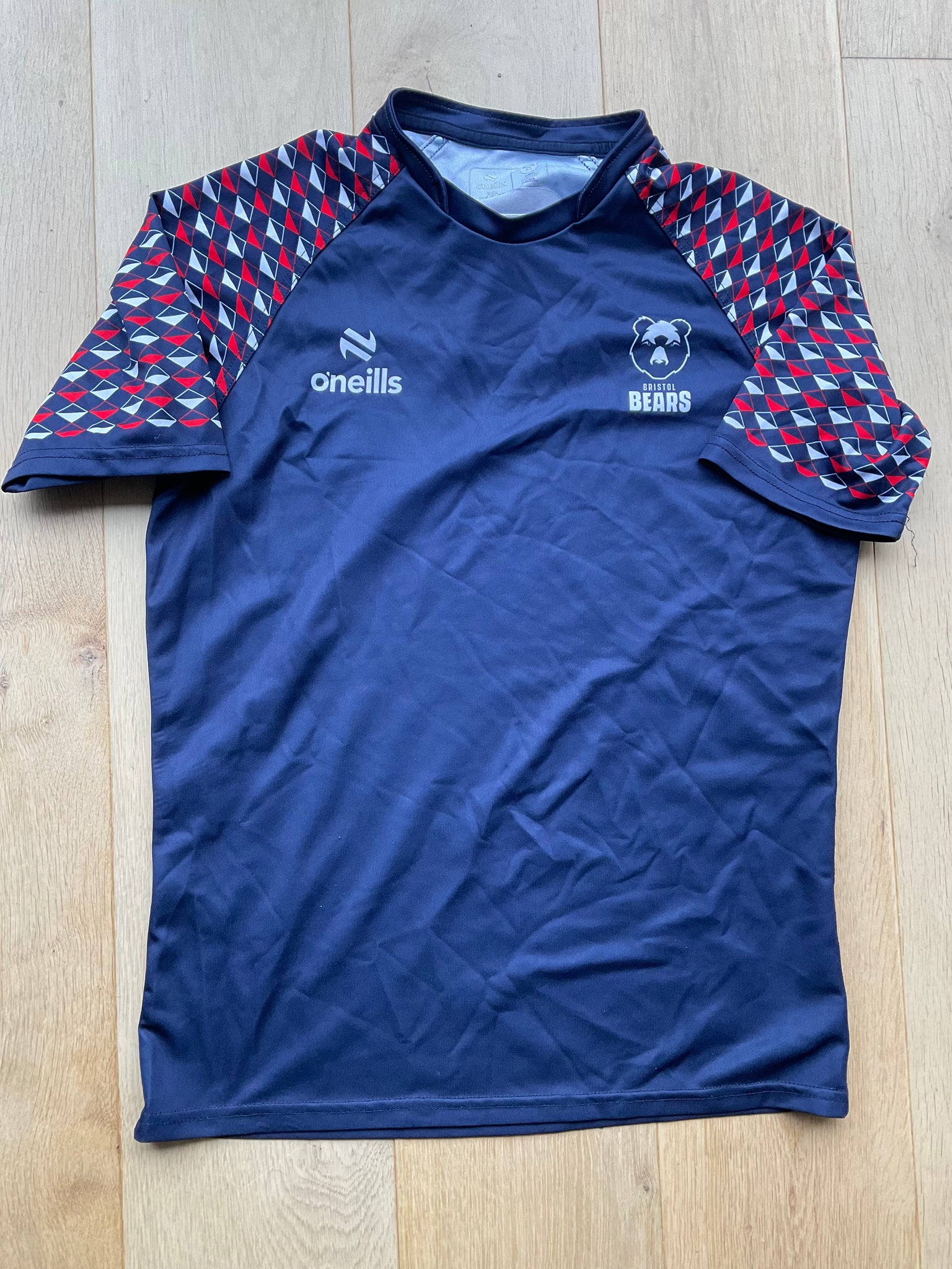 Gabriel Oghre - Bristol Bears Training Shirt [Blue with Red & White]