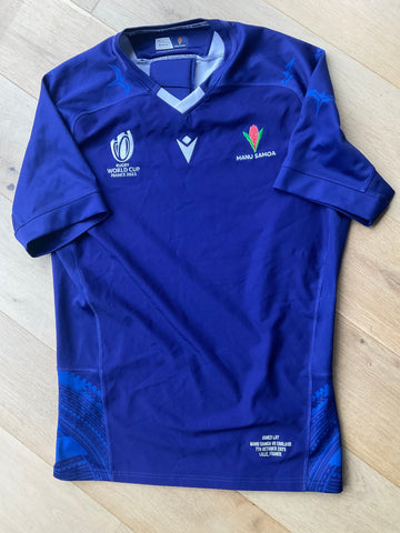 Manu Samoa RWC 2023 Match Shirt v England [Blue]