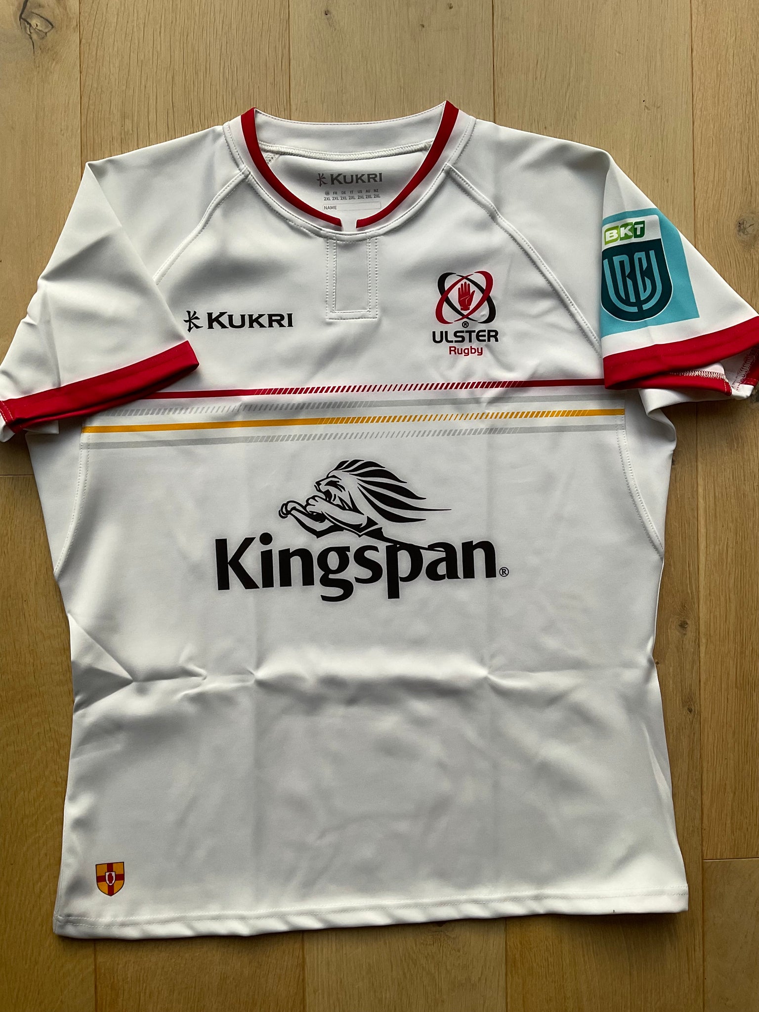 Ulster Rugby - Match Shirt [White, Red & Yellow]