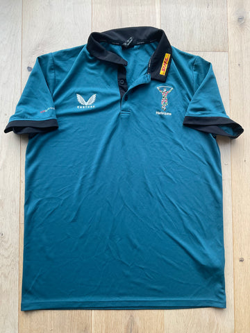 Ross Chisholm - Harlequins Polo Shirt [Teal & Black]