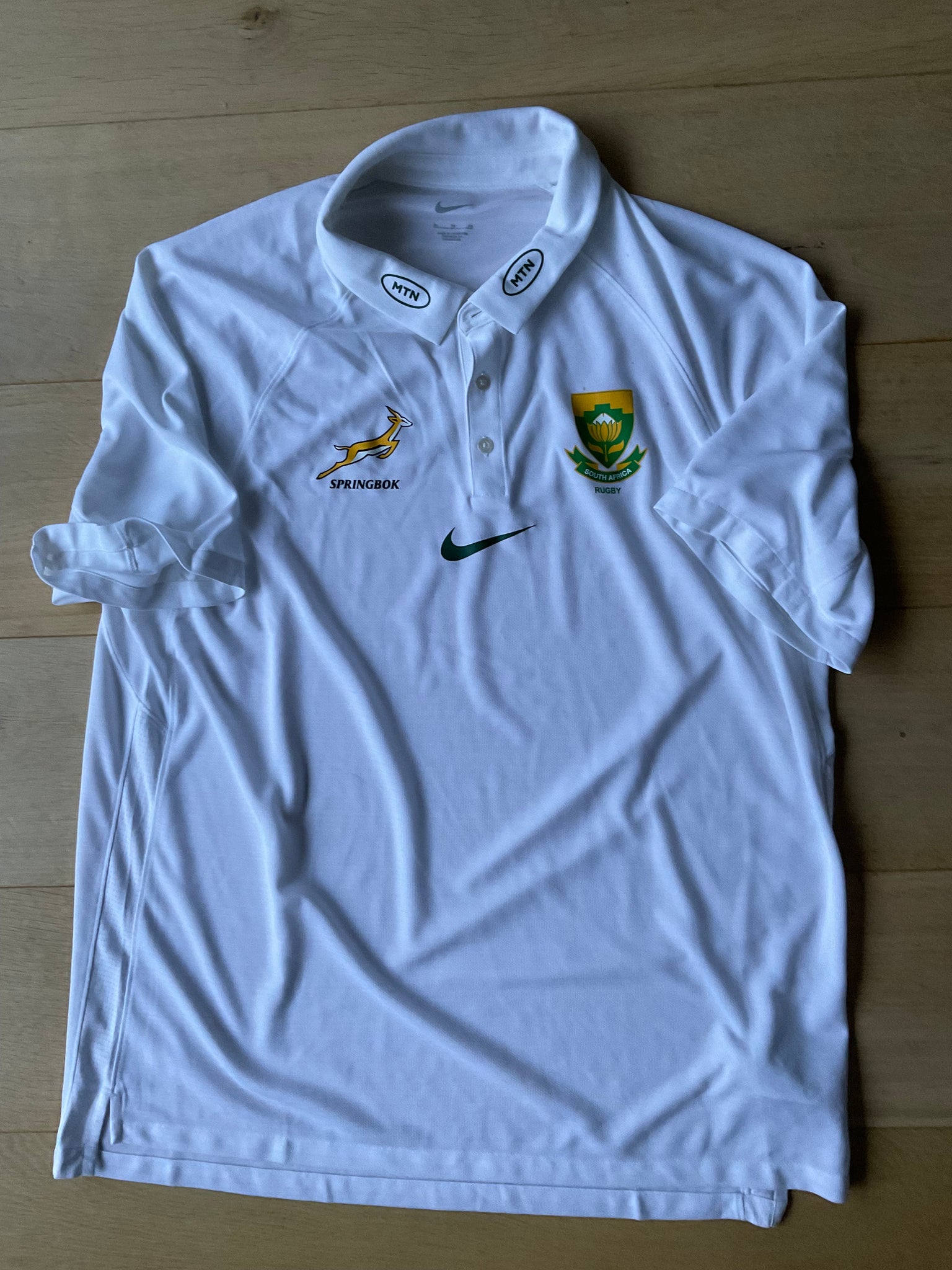 Thomas Du Toit - Springboks Polo Shirt [White]