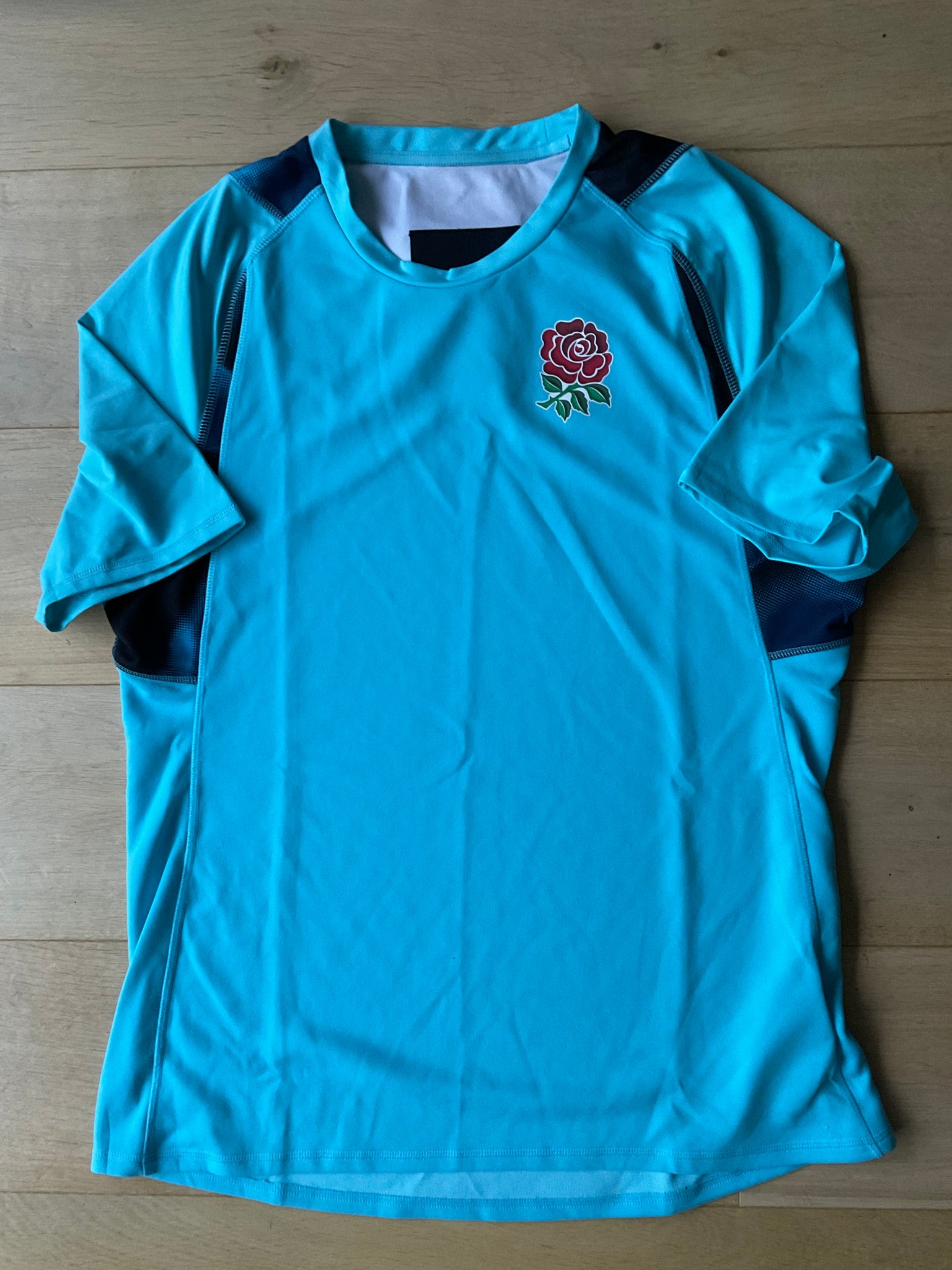 England Rugby - Women’s Training Shirt [Light Blue with Dark Blue]