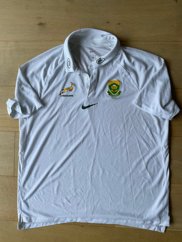 Thomas Du Toit - Springboks Polo Shirt [White]