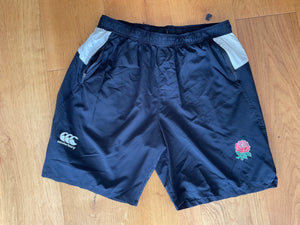 Tom Curry - England Rugby Gym Shorts [Black & Ivory]