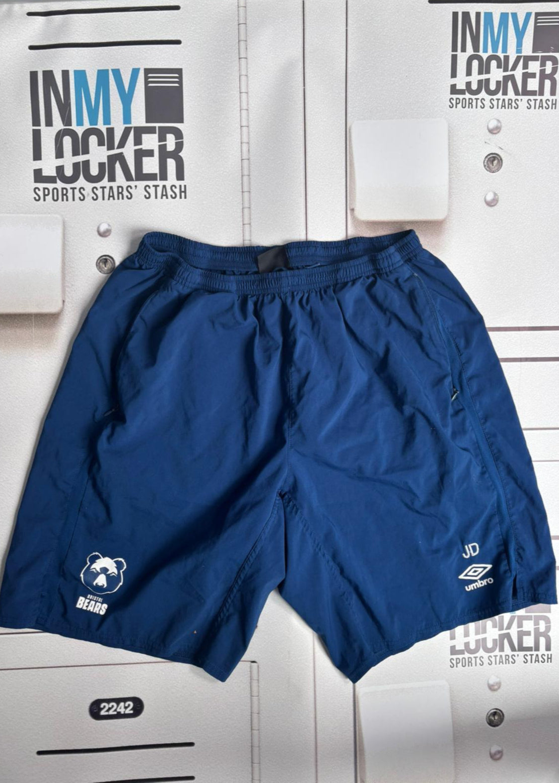 James Dun - Bristol Bears Initialled Gym Shorts [Blue]