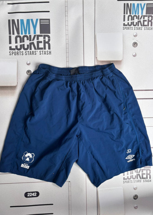 James Dun - Bristol Bears Initialled Gym Shorts [Blue]