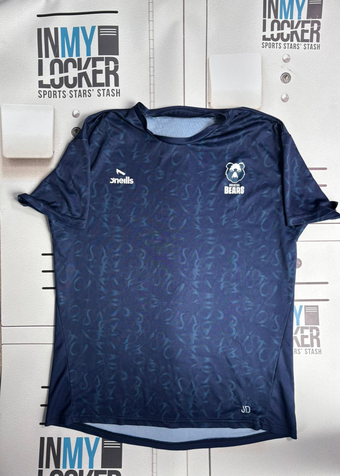 James Dun - Bristol Bears Initialled Gym Shirt [Navy]