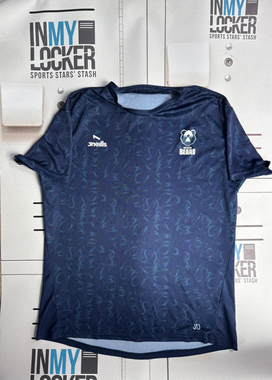 James Dun - Bristol Bears Initialled Gym Shirt [Navy]