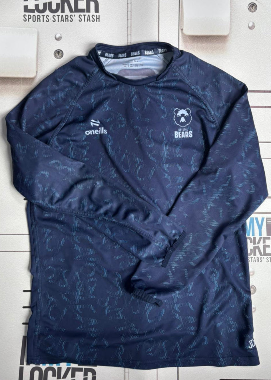 James Dun - Bristol Bears Initialled Long-Sleeve Training Top [Navy]