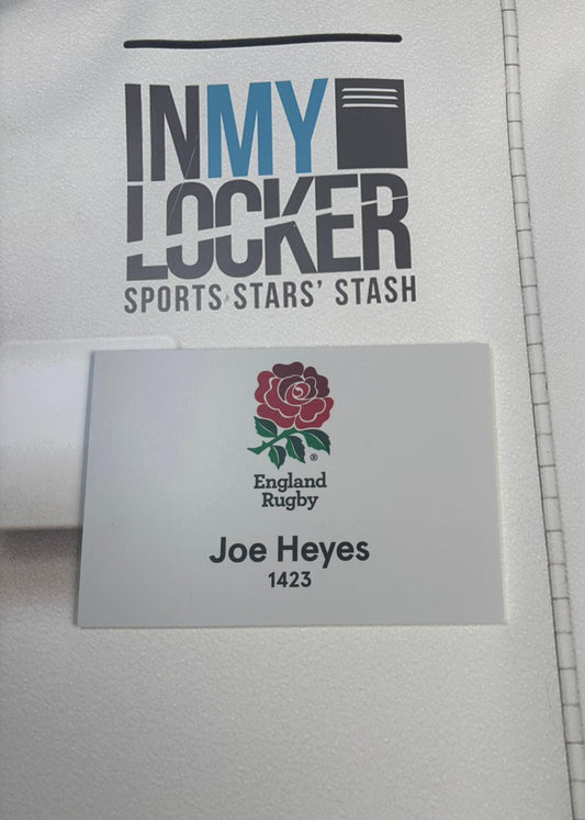 England Rugby - Joe Heyes Changing Room Name Plate [White]