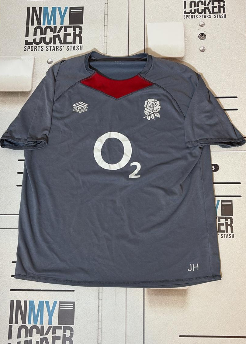 England Rugby Initialled Gym T-Shirt [Grey]