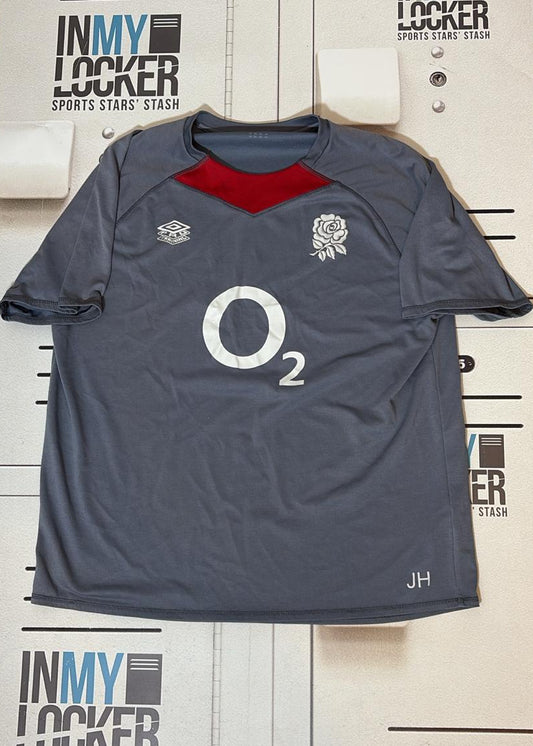 England Rugby Initialled Gym T-Shirt [Grey]