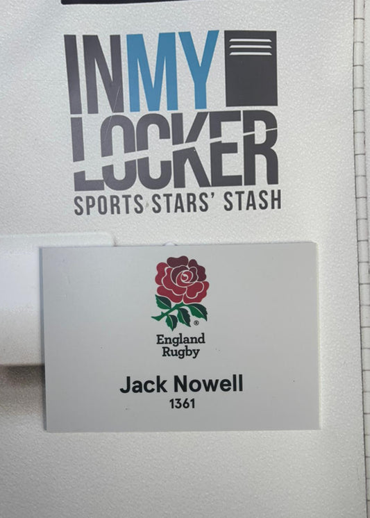 England Rugby - Jack Nowell Changing Room Name Plate [White]