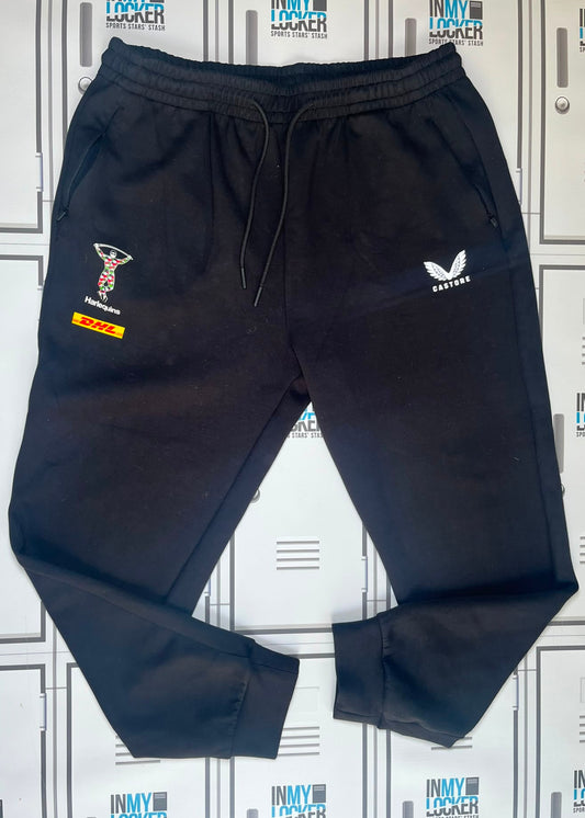 James Chisholm - Harlequins Rugby Castore Jogger Bottoms [Black]