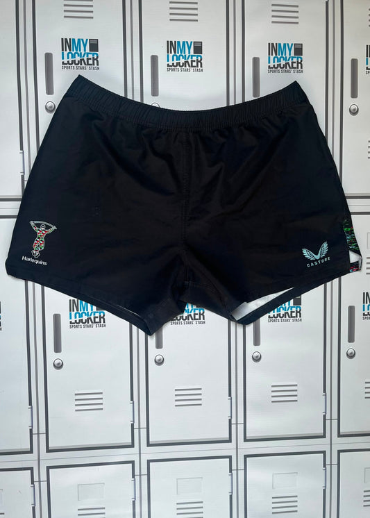 James Chisholm - Harlequins Rugby Castore Training Shorts [Black]