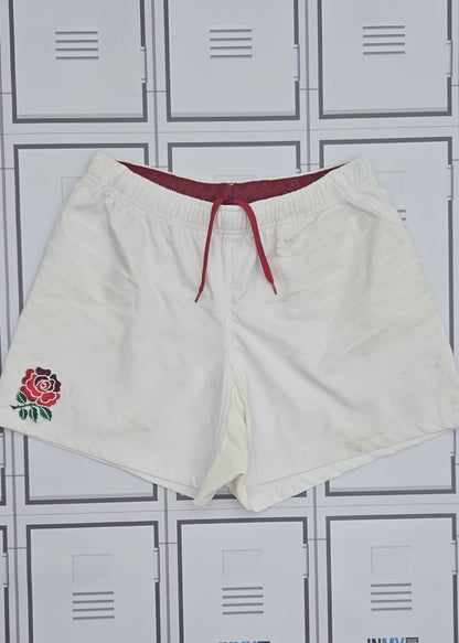 James Haskell - England Rugby Signed Match Shorts [White]