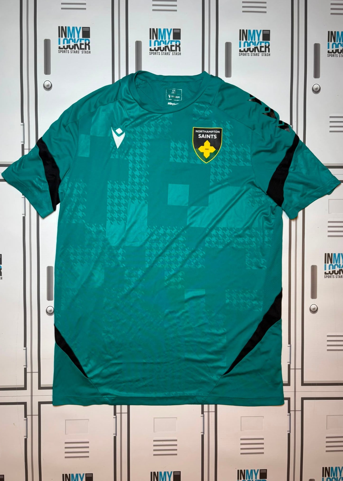 James Ramm - Northampton Saints Macron Gym T-Shirt [Green]