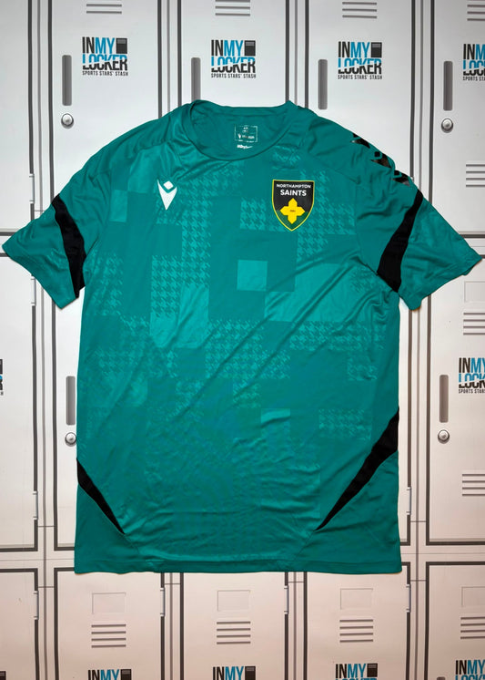 James Ramm - Northampton Saints Macron Gym T-Shirt [Green]