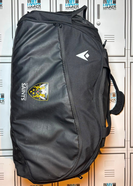 James Ramm - Northampton Saints Macron Medium Holdall Initialled JR [Black]