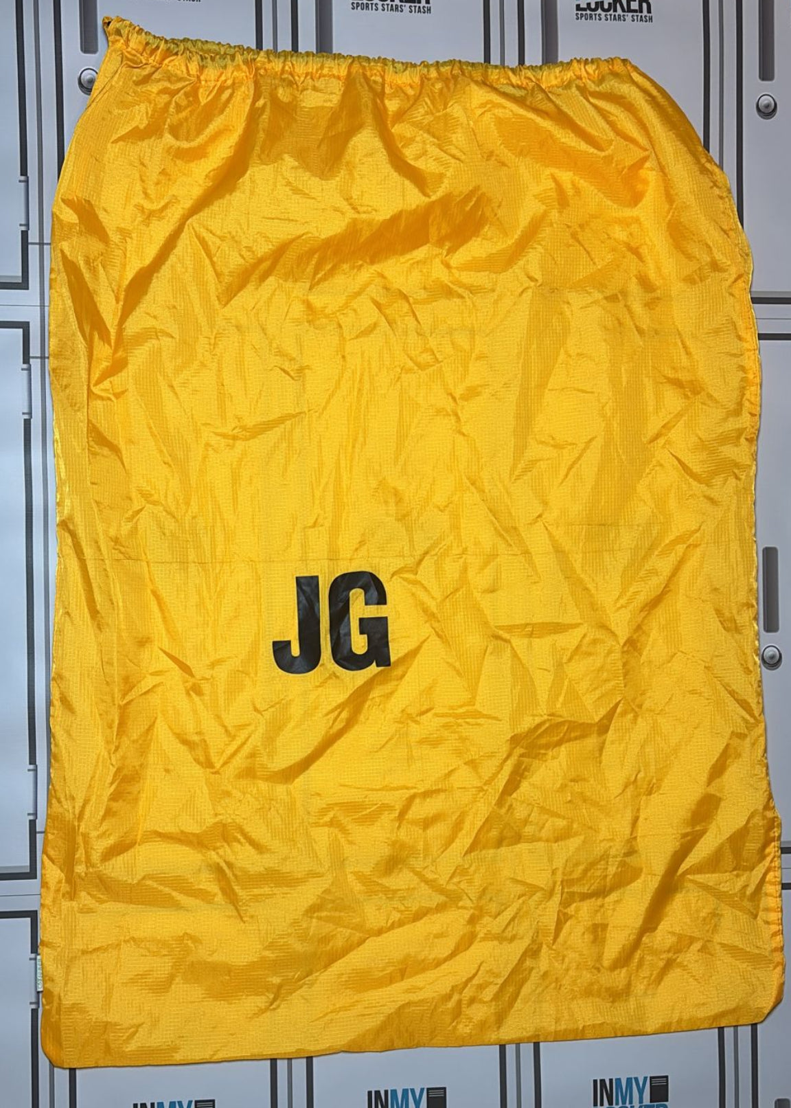 Jamie George - England Rugby Laundry Bag Initialled JG [Yellow]