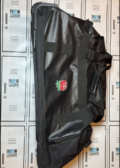 Jamie George - England Rugby Umbro Pro Wheeled Large Holdall Named George [Black]