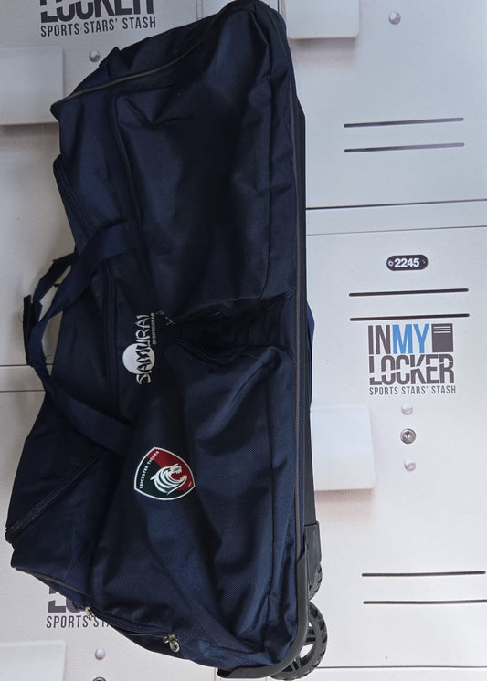 Leicester Tigers - Initialled Medium Wheeled Holdall [Navy]